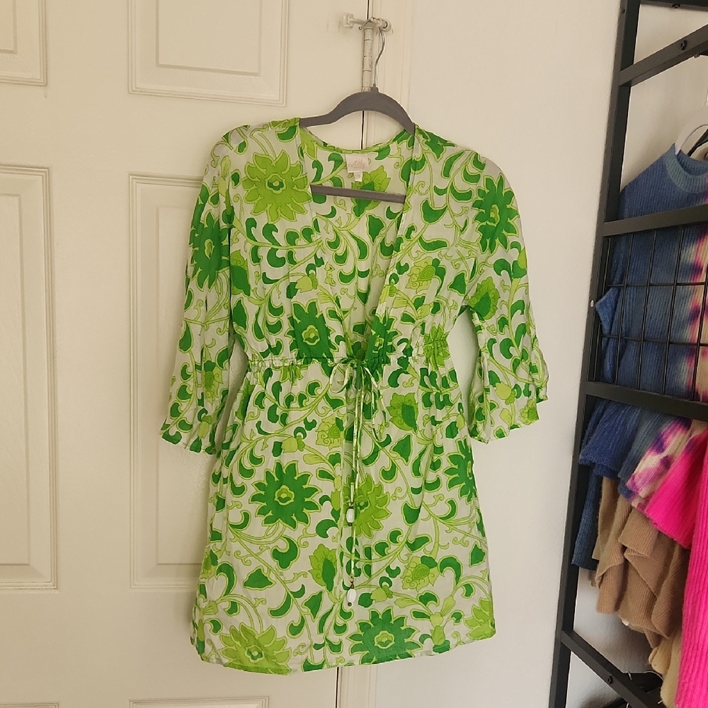 Milly Cabana Green Floral Cover Small